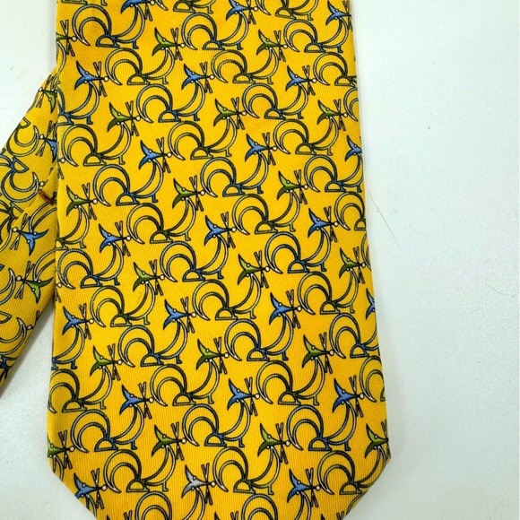 Salvatore Ferragamo 100% Silk Luxury Tie - Picture 9 of 10